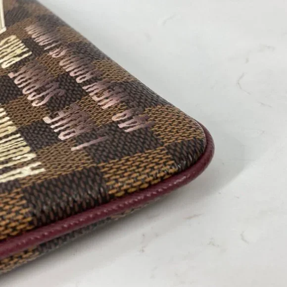 LOUIS VUITTON Damier Pochette Mira MM Accessory Pouch Chain Shoulder Bag - Picture 11 of 15